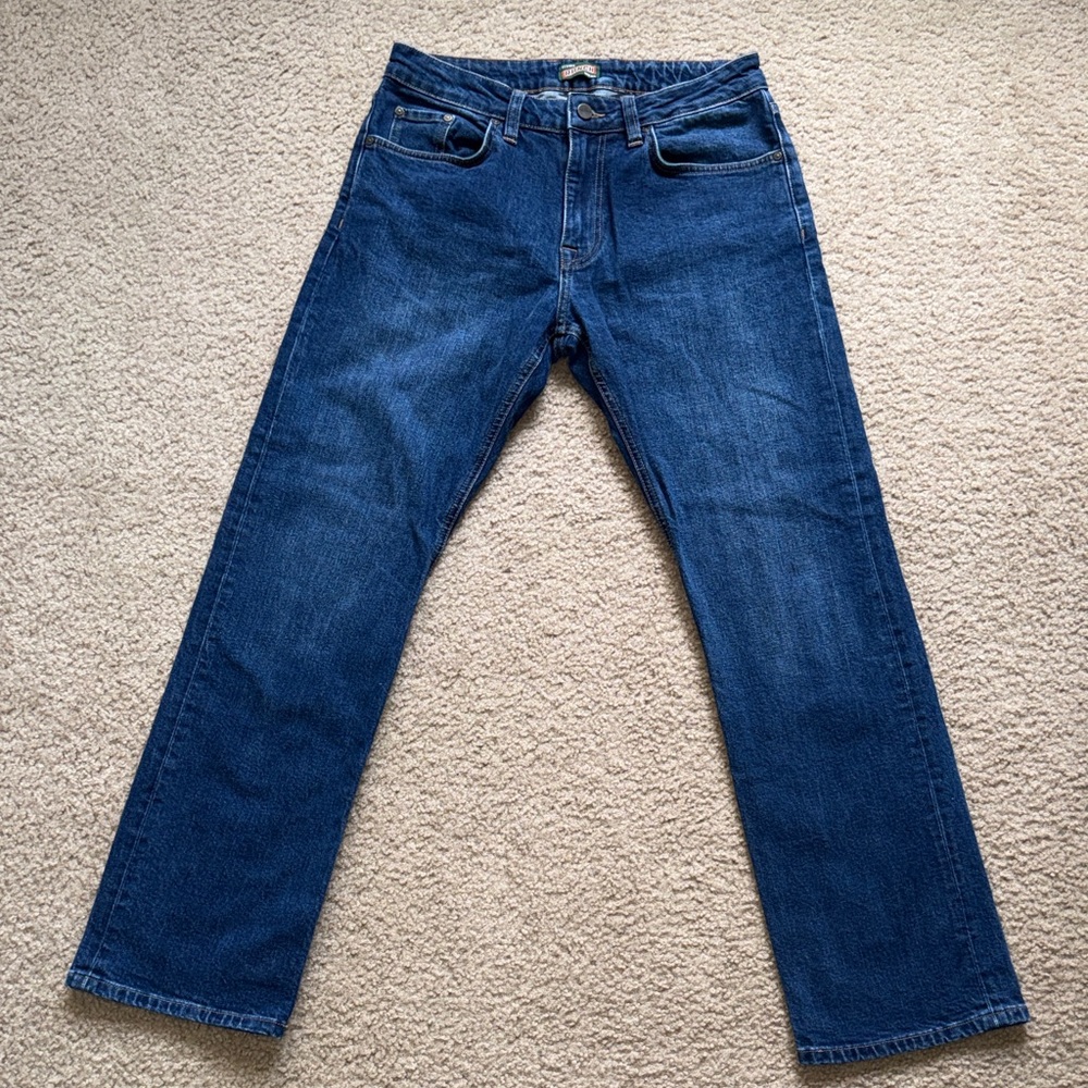 Tecovas Ranch Wear Men's Dark Blue Straight-Leg Jeans